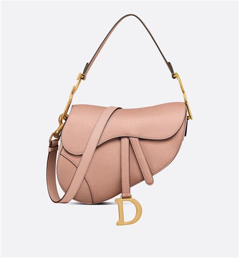 dior blush saddle bag|genuine Dior saddle bag.